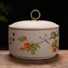 13.5cm Ceramics Tea Caddy Portable Sealed Jar Travel Tea Storage Spice Storage Tank view 3
