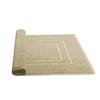 Feather & Stitch 2 Piece Towel Like Bath Mats (30x21 Inch) 100% Cotton Terry Bath Mats, Bathroom Shower Floor Mats [NOT A Bathroom Rug], Soft Absorbent Washable Mats - Linen view 2