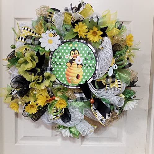 Be Kind Welcome Wreath Decor Welcome, Wall hanging, Wreath Sign, Wreath Attachment.
