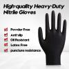 Infimor Gloves Disposable with Raised Diamond Texture Grip,8mil,Large view 2