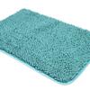 Yeaban Chenille Bathroom Rugs Non-Slip Thick Plush Bath Mat - Absorbent Washable Bath Rugs for Bathroom Shower Sink Carpet (Teal, 20" x 32") view 1