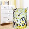 Aouker Merdes 19.7 Waterproof Foldable Laundry Hamper, Dirty Clothes Laundry Basket, Linen Bin Storage Organizer for Toy Collection (Flower) view 4