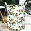 Aouker Merdes 19.7 Waterproof Foldable Laundry Hamper, Dirty Clothes Laundry Basket, Linen Bin Storage Organizer for Toy Collection (Laurel) view 3