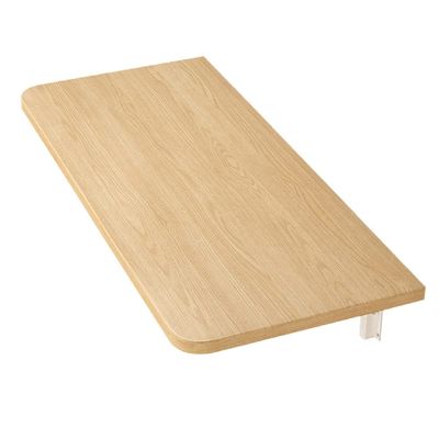 AGYHAM Wall Mounted Folding Table, Wooden Floating Deciduous Table with Metal Stand, Living Room Bedroom Stand Workbench Computer Desk (Size : 40X25cm)