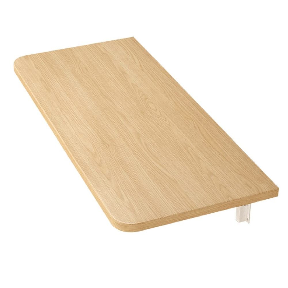 AGYHAM Wall Mounted Folding Table, Wooden Floating Deciduous Table with Metal Stand, Living Room Bedroom Stand Workbench Computer Desk (Size : 40X25cm)