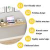 AGYHAM Folding Table Wall Mounted Fall Leaves Table Wall Table, Bathroom Kitchen Folding Table Dining Table Shelf, Easy Installation (Size : 100X50cm) view 3