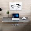 AGYHAM Folding Table Wall-Mounted Workbench Deciduous Table, Brushed Stainless Steel Craft Small Space Wall-Mounted Computer Table (Size : 50X30cm) view 2