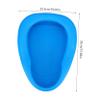 Nursing Urinary Pot for Elderly Women and Bedridden Patients Portable Plastic Commode for Home and Hospital Use Comfortable and Washable view 2