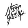 Badger Steel USA - Never Give Up - Metal Wall Art - 24" X 21" - Black view 2