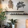 Badger Steel USA - Never Give Up - Metal Wall Art - 24" X 21" - Black view 3