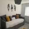 Badger Steel USA - Feathers - Metal Wall Art - 9.5" X 25" - Black view 1