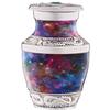 4 Small Urns for Ashes for Women or Men - Set of 4 Galaxy Urns with Angel Wings - Mini Space UniversUrns Male and Female Cremation Keepsakes - Memorial Burial Urn for Mom Mother view 4