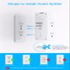 One Beat Surge Protector Wall Outlet Extender,3-Sided Outlet Splitter 1680J view 4