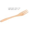 Wooden Forks, Fruit Salad Fork , Dinner Fork for Food, Desserts, Salad, Fruit, Wood Forks for Appetizer Snack Fruit Dessert Kids Reusable view 4
