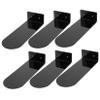 Cabilock Floating Sneaker Display Stands Basketball Shoes Display Shelves 6-piece Acrylic Storage Racks for Shoes view 1