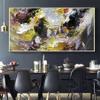 100% Hand-Painted Art Oil Painting Large Original Painting On Canvas all Abstract for Living Room Original Abstract Oil Painting 80 by 40in Unstretched view 2