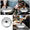 11 Inch Lid Stainless Steel Universal Pot Lid: 28CM Pan Frying Pan Cover Cookware s Replacement with Handle for Pots s Fry Skillet Universal view 4