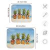 Absorbent Dish Drying Mat for Kitchen Counter - Pineapple Beach Microfiber Drying Pad, Reversible Drainer Mats for Countertop, Lager 18 x 24 inch view 3