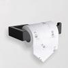 TYZK Shower Shelves Black Bathroom Hardware Set, Stainless Steel Towel Holder, Paper Holder, Robe Hook Bathing Accessories (Color : Paper Holder) view 3