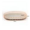 JIARY Gold Crystal Mirror Tray Glass Mirror Jewelry Storage Box Cosmetic Shelf Desktop Storage,Gold,Large view 4