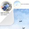Absorbent Dish Drying Mat for Kitchen Counter - Watercolor Landscape Microfiber Drying Pad, Reversible Drainer Mats for Countertop, Lager 18 x 24 inch view 2