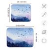 Absorbent Dish Drying Mat for Kitchen Counter - Watercolor Landscape Microfiber Drying Pad, Reversible Drainer Mats for Countertop, Lager 18 x 24 inch view 3