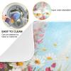 Absorbent Dish Drying Mat for Kitchen Counter - Cute Sunflowers Oil Painting Microfiber Drying Pad, Reversible Drainer Mats for Countertop, Lager 18 x 24 inch view 2