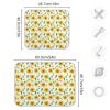 Absorbent Dish Drying Mat for Kitchen Counter - Cute Sunflower Flowers Microfiber Drying Pad, Reversible Drainer Mats for Countertop, Lager 18 x 24 inch view 3
