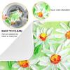 Absorbent Dish Drying Mat for Kitchen Counter - Green Sunflowers Oil Painting Microfiber Drying Pad, Reversible Drainer Mats for Countertop, Lager 18 x 24 inch view 2