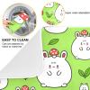 Absorbent Dish Drying Mat for Kitchen Counter - Cartoon Mushroom Rabbit Microfiber Drying Pad, Reversible Drainer Mats for Countertop, Large 18" x 24" view 2