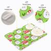 Absorbent Dish Drying Mat for Kitchen Counter - Cartoon Mushroom Rabbit Microfiber Drying Pad, Reversible Drainer Mats for Countertop, Large 18" x 24" view 4