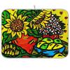 Absorbent Dish Drying Mat for Kitchen Counter - Sunflower Yellow Cute Microfiber Drying Pad, Reversible Drainer Mats for Countertop, Large 18" x 24" view 1