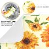 Absorbent Dish Drying Mat for Kitchen Counter - Watercolor Tree Microfiber Drying Pad, Reversible Drainer Mats for Countertop, Lager 18 x 24 inch view 2
