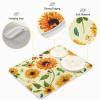 Absorbent Dish Drying Mat for Kitchen Counter - Watercolor Tree Microfiber Drying Pad, Reversible Drainer Mats for Countertop, Lager 18 x 24 inch view 4