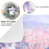 Absorbent Dish Drying Mat for Kitchen Counter - Chinese Painting Colors Microfiber Drying Pad, Reversible Drainer Mats for Countertop, Lager 18 x 24 inch view 2
