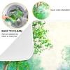 Absorbent Dish Drying Mat for Kitchen Counter - Green Tree Forest Microfiber Drying Pad, Reversible Drainer Mats for Countertop, Lager 18 x 24 inch view 2