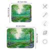 Absorbent Dish Drying Mat for Kitchen Counter - Green Tree Forest Microfiber Drying Pad, Reversible Drainer Mats for Countertop, Lager 18 x 24 inch view 3
