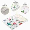 Absorbent Dish Drying Mat for Kitchen Counter - Watercolor Flowers and Birds Microfiber Drying Pad, Reversible Drainer Mats for Countertop, Lager 18 x 24 inch view 4