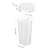 20PCS Disposable Split Cup for Drinks, Round Plastic Drink Cups with Lids, Clear Double Grid Bubble Tea Cup Smoothie Coffee Mug Sharing Tumblers for Milk Tea Juice Party Supplies Valentines Day view 2