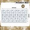108 x 54 Inch Musical Notes Tablecover Musical Plastic Tablecloth Disposable Table Cover Notes Theme Birthday Party Decoration Supplies(3 Pieces) view 2