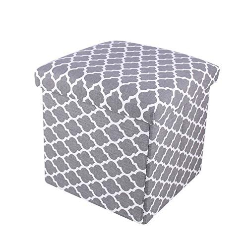 FIESTREL Foldable Storage Box Sofa Stool 12 * 12 * 12inch