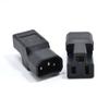 Dracaena.io 2 Pack IEC320 C14 Male to Nema 5-15R PDU USA UPS Extension Power Plug Adapter, IEC C14 Male Plug to Nema 5-15R US 3 Pin Female Power Adapter Connector view 1