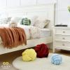 Sioloc Soft Knot Ball Pillows,Round Throw Pillow Cushion Home Decoration Plush Pillow,Throw Knotted Pillow Handmade Round Plush Pillow7.8inches,Green view 4