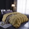 1 PC Pinch Pleated Comforter 100% Best Cotton 500 GSM Fill Power Amazing Decorative Pin Tuck Comforter-All Season Goose Down AlternativeWarm Ultra Fluffy Oversized Queen-Taupe Best Collection view 3