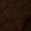 Silentnight 3 Piece Diamond Ruffle Comforter Set 100% Egyptian Cotton 800 Thread Count Premium Hotal Quality 400GSM, Oversized Queen (98" x 98") Inches - Chocolate Solid view 4