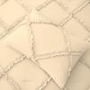 1 Piece Diamond Ruffle Comforter 100% Egyptian Cotton 800 Thread Count Premium Hotal Quality 400GSM, Full/Queen Size (90" x 90") Inches - Ivory Solid view 4