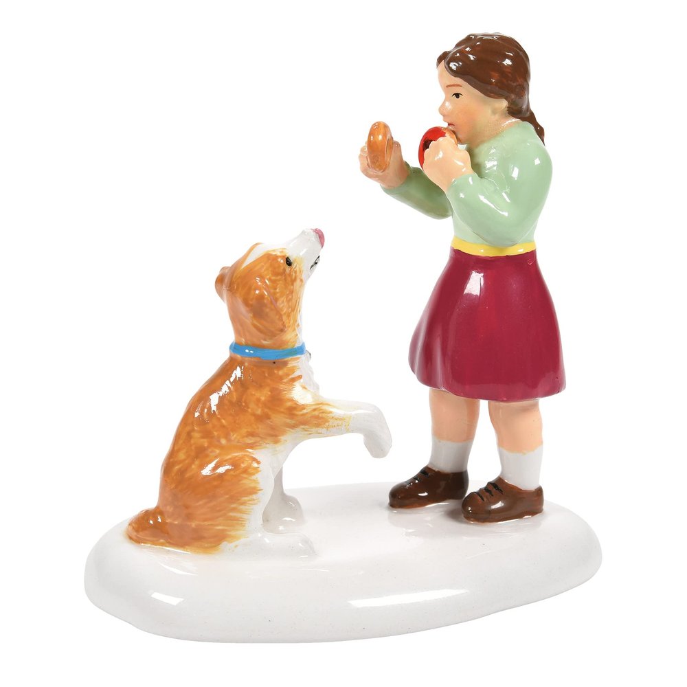 Department 56 Snow Village Accessories Good Boy Figurine, 2.64 Inch, Multicolor
