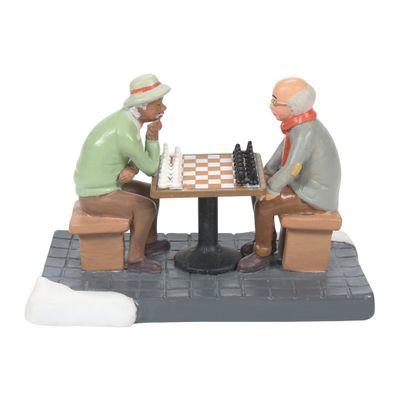 Department 56 Christmas in The City Village Accessories Perhaps The Queen's Gambit Figurine, 2.17 Inch, Multicolor