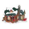 Department 56 Dolomite Country Living Village Pine Ridge Cabin Lit Building, 6.81 Inch, Multicolor view 1