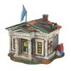 Department 56 Snow Village Halloween Ghost Office Lit Building, 6.77 Inch, Multicolor view 1